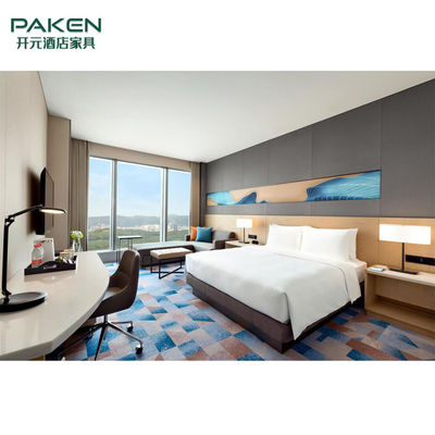 Modern hotel bedroom furniture, wooden used hotel furniture , custom size hotel room furniture
