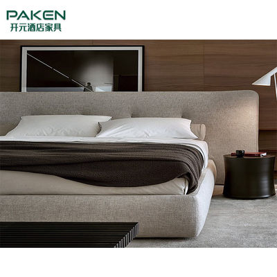 Popularny projekt zwięzły styl łóżko Dostosuj nowoczesne meble do willi Meble do sypialni