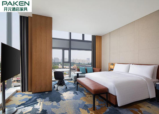Sheraton Hotel Room Dąb / Fornir ławkowy Antyczny styl Arabia Funkcja Konfigurowalny kolor