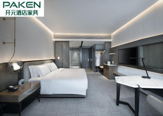 Luksusowa sypialnia hotelowa ze sklejki E1 ze sklejki barwionej meble z naturalnego marmuru blat duże apartamenty